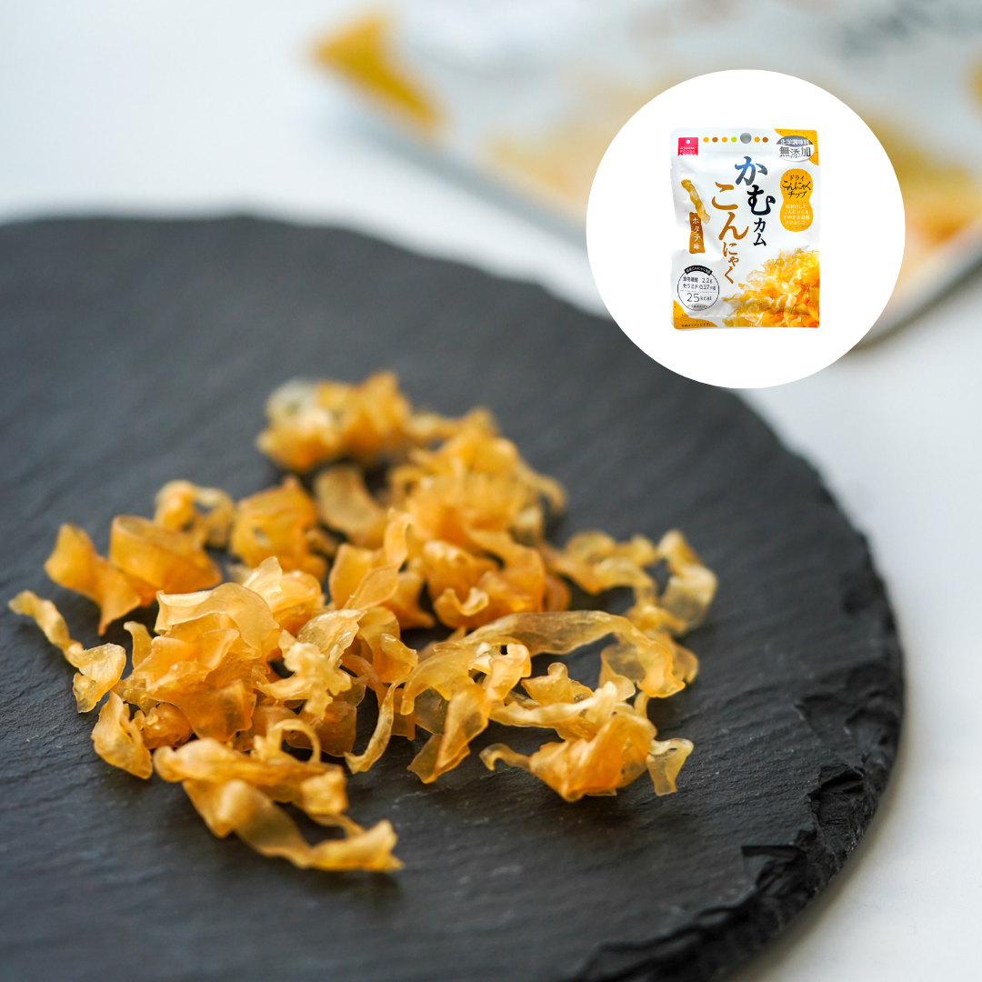 かりん&あんこ Konnyaku (Konjac) Chips (Scallop Flavor) – Kokoro Care