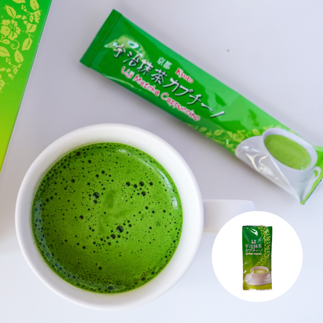 Uji Matcha Cappuccino (5 single serving packets) – Kokoro Care