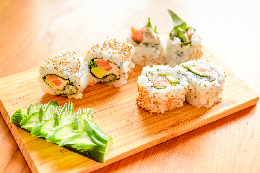 Recipe: Creamy Pickled Plum Salmon Rolls