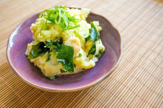 Ume Konbu Cha Potato Salad with Chicken and Wakame