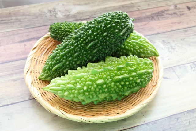 Goya, also known as bitter melon, is a popular longevity food in Okinawa despite its odd bumpy appearance.