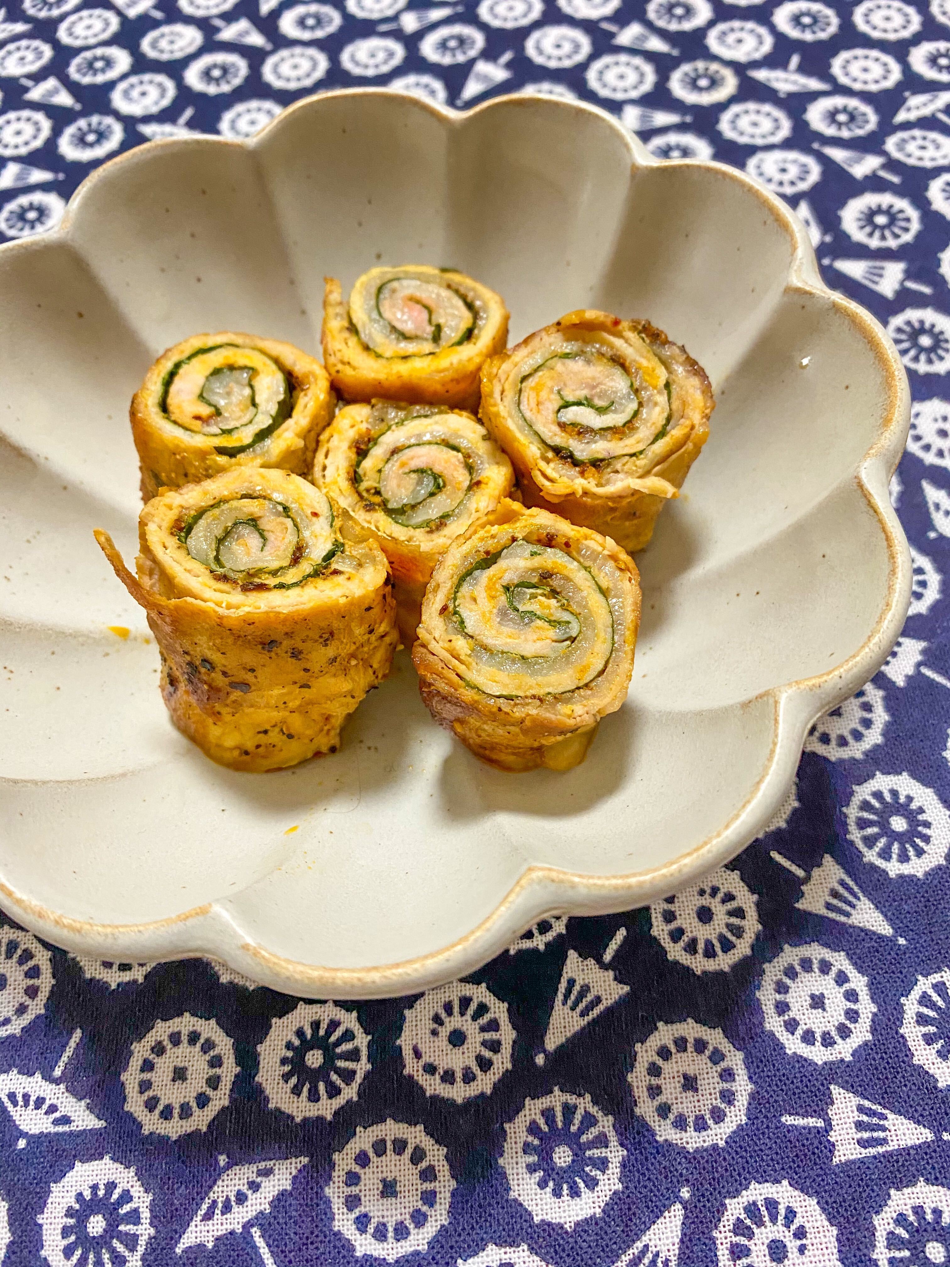 RECIPE: Ishgaki Chili Oil Pork Shiso Roll