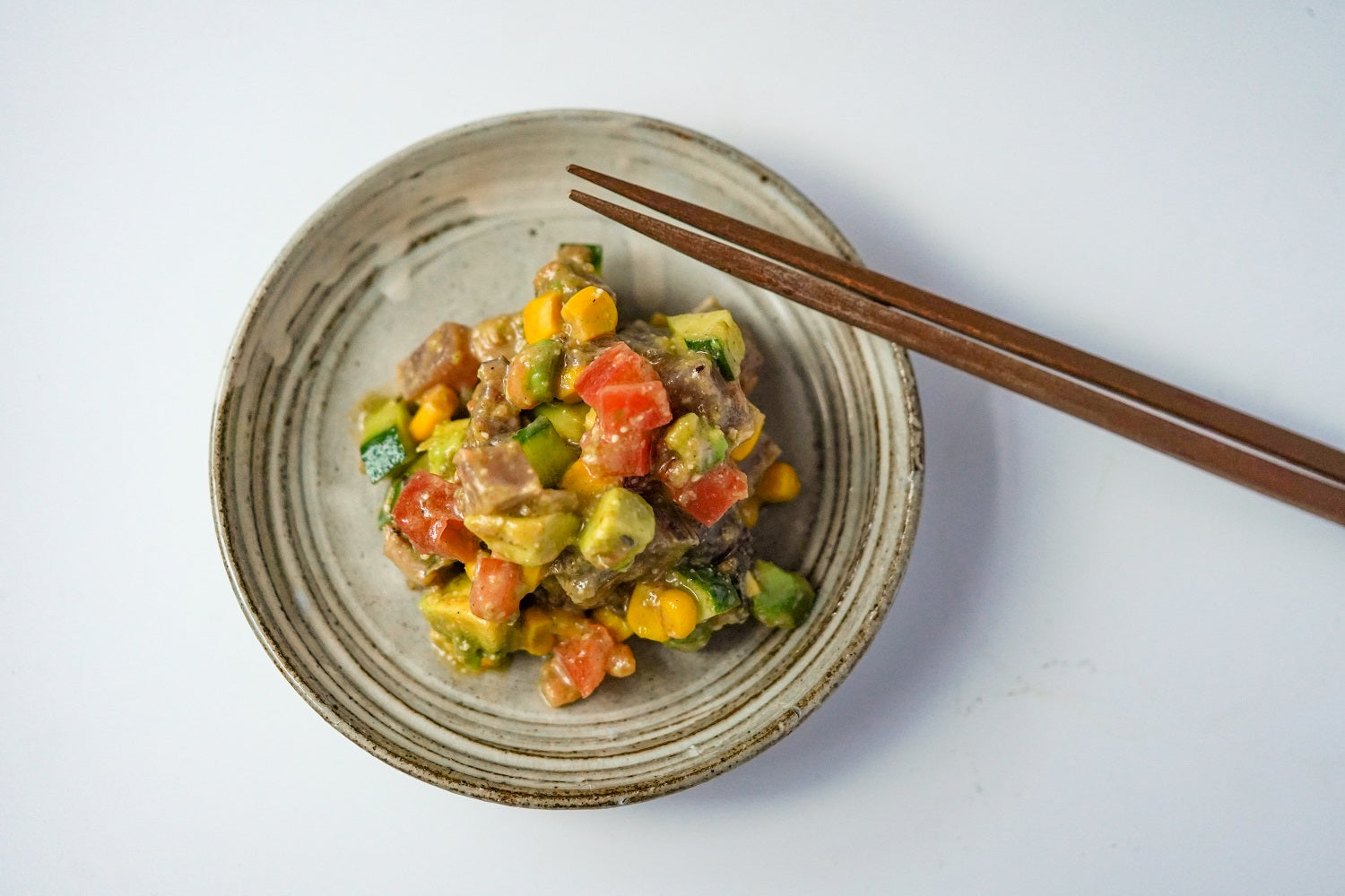 RECIPE: Tuna and Avocado Salad with Miso Vinegar Dressing