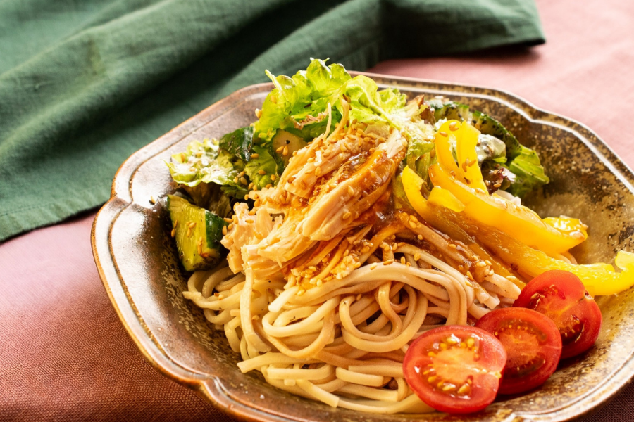 RECIPE: Udon Noodle Salad with Sesame Dressing