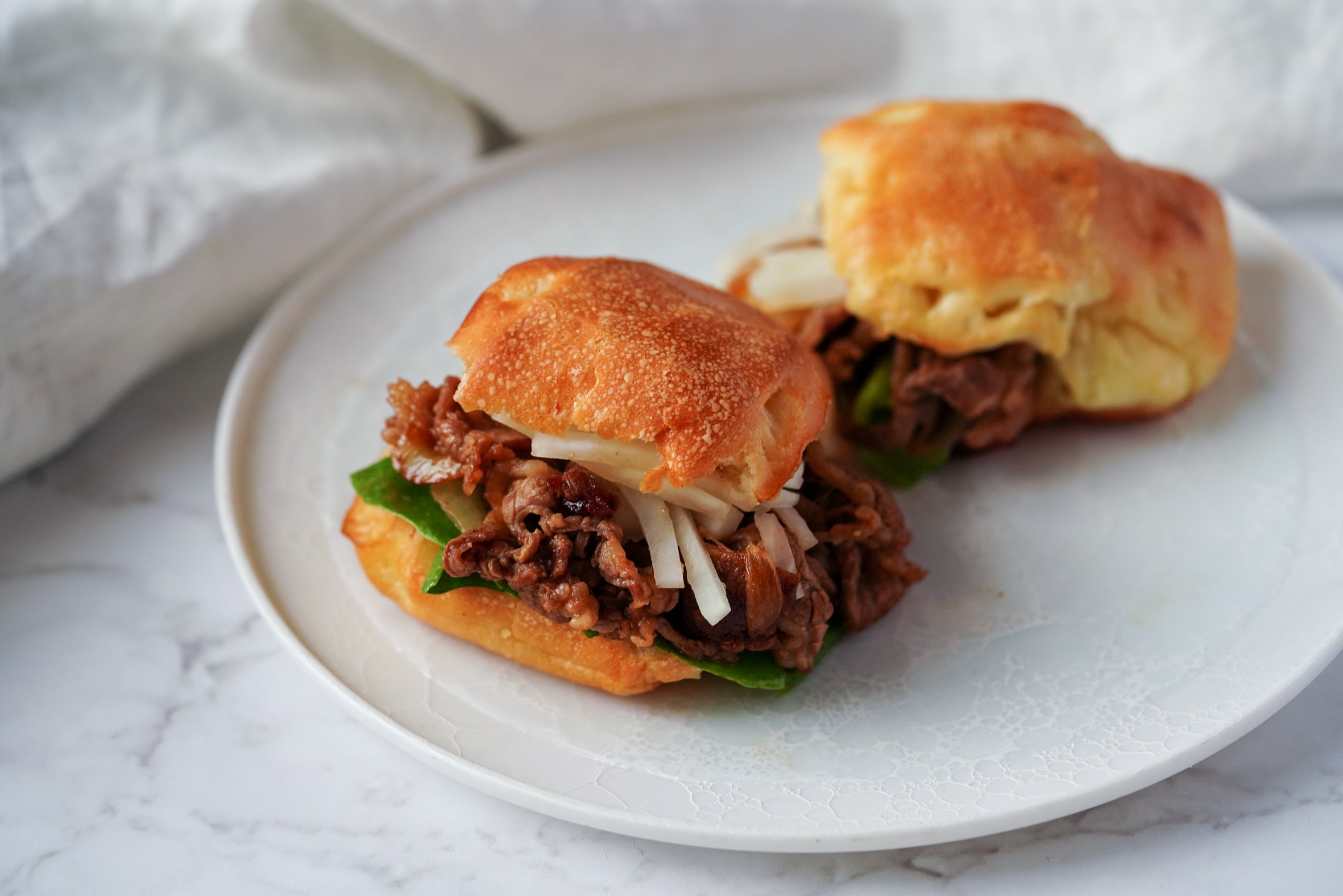 RECIPE: Yakiniku (Japanese BBQ) Hot Sandwich (Sando)
