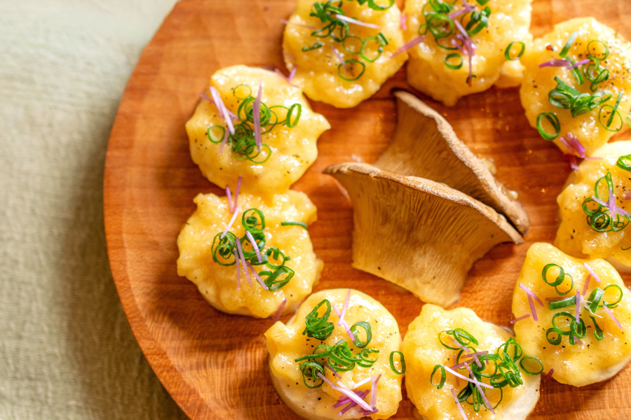 RECIPE: Oven-Baked King Oyster Mushrooms with Yuzu Mayo