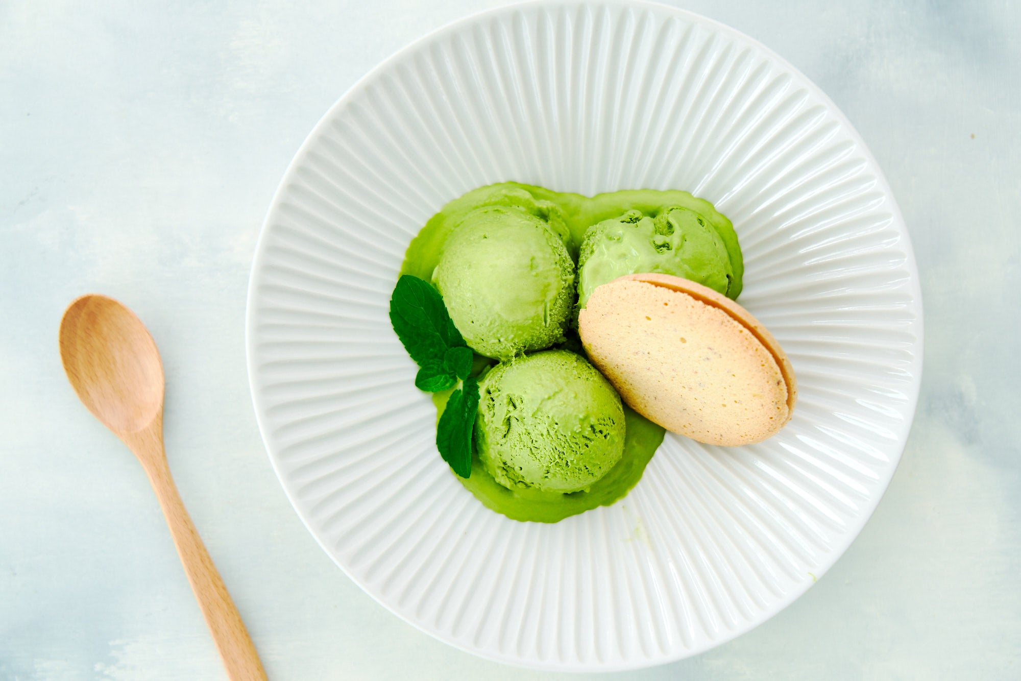 RECIPE: Marc Matsumoto's No-Churn Matcha Ice Cream