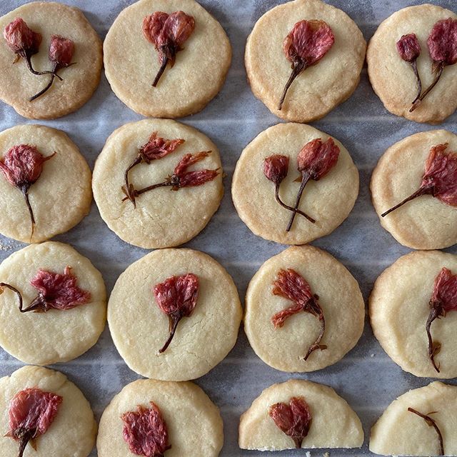 RECIPE: Sakura Butter Cookies