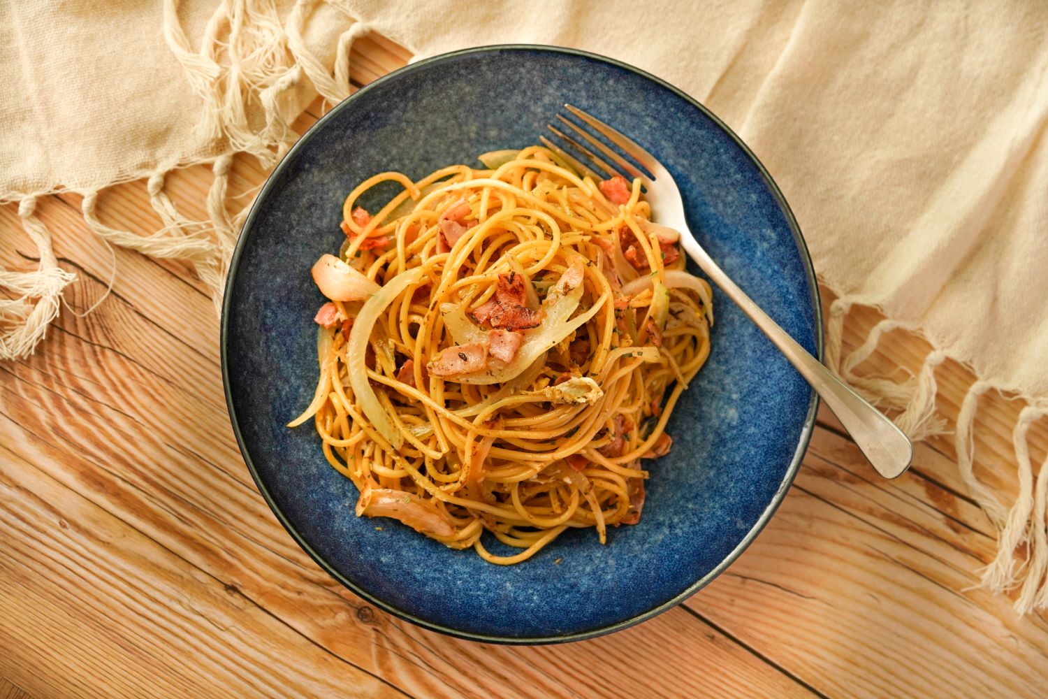 Japanese-Style Soy Sauce Carbonara