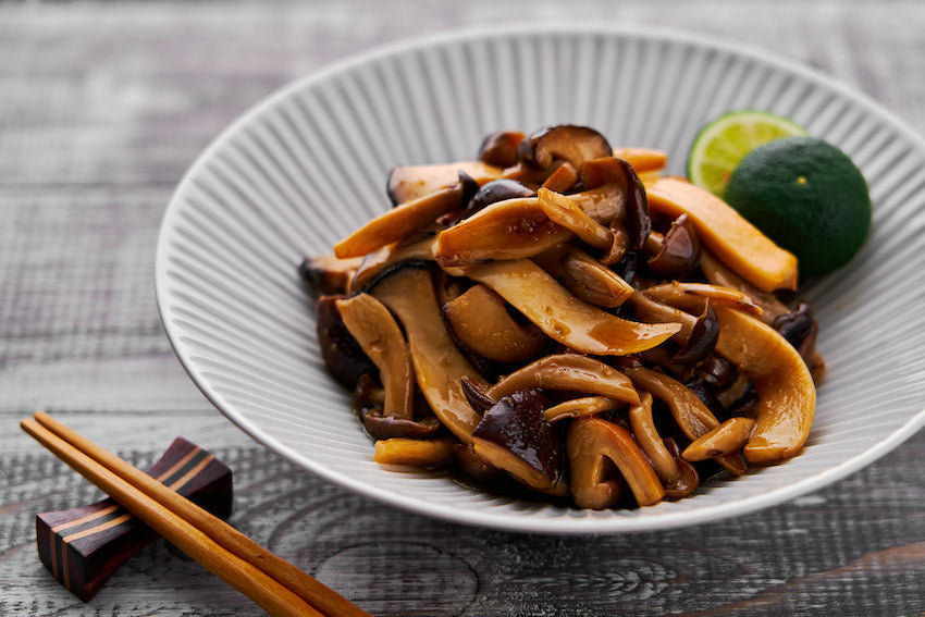 RECIPE: Marc Matsumoto’s Yuzu Marinated Mushrooms