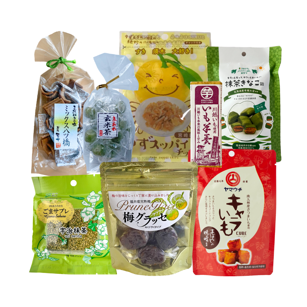 Japanese Sweets: “Okashi” Package – Kokoro Care