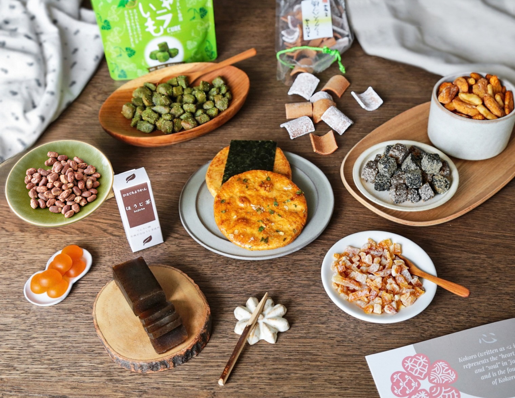 Japanese Snacks & Sweets: “Raku” Package