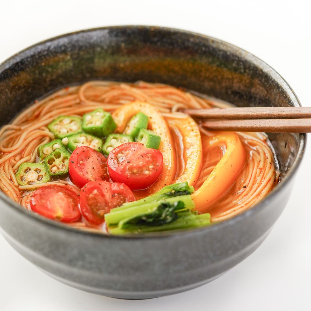 Vegan Spicy Tomato Ramen