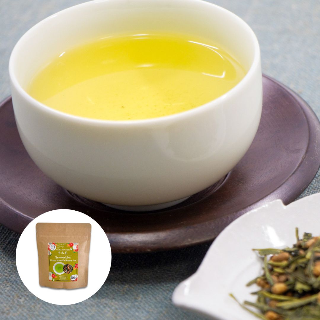Toasted and nutty genmaicha (brown rice tea) made with a dynamic blend ...
