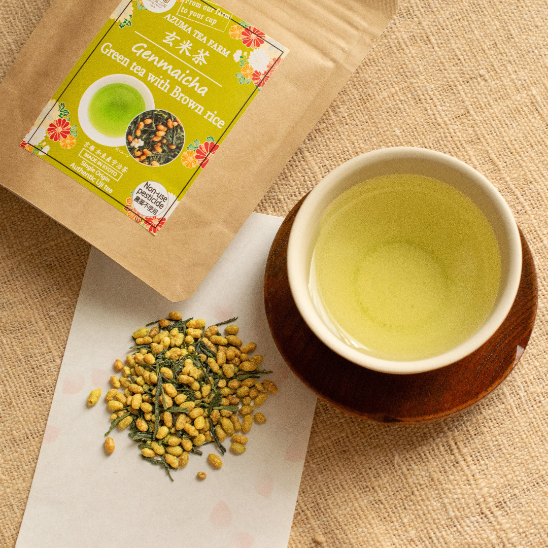 Toasted and nutty genmaicha (brown rice tea) made with a dynamic blend ...