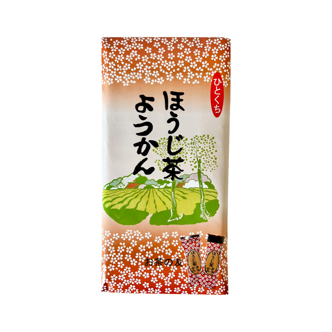 Houjicha (Roasted Green Tea) Yokan Jelly Cake