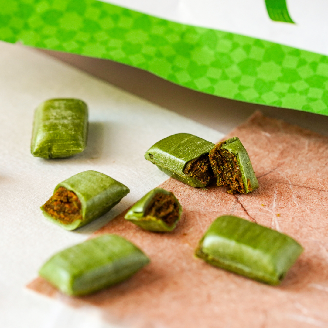 Matcha Kinako (Roasted Soybean) Crunchy Candy
