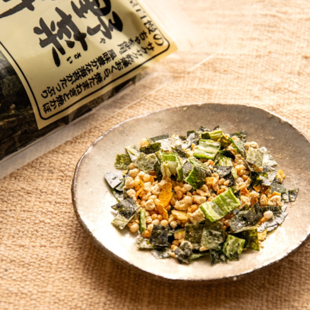 Loaded Okra & Crispy Veggie Furikake