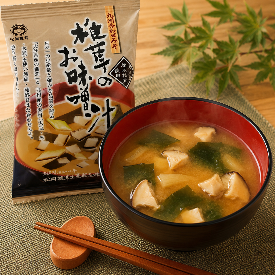 Log Grown Shiitake Miso Soup