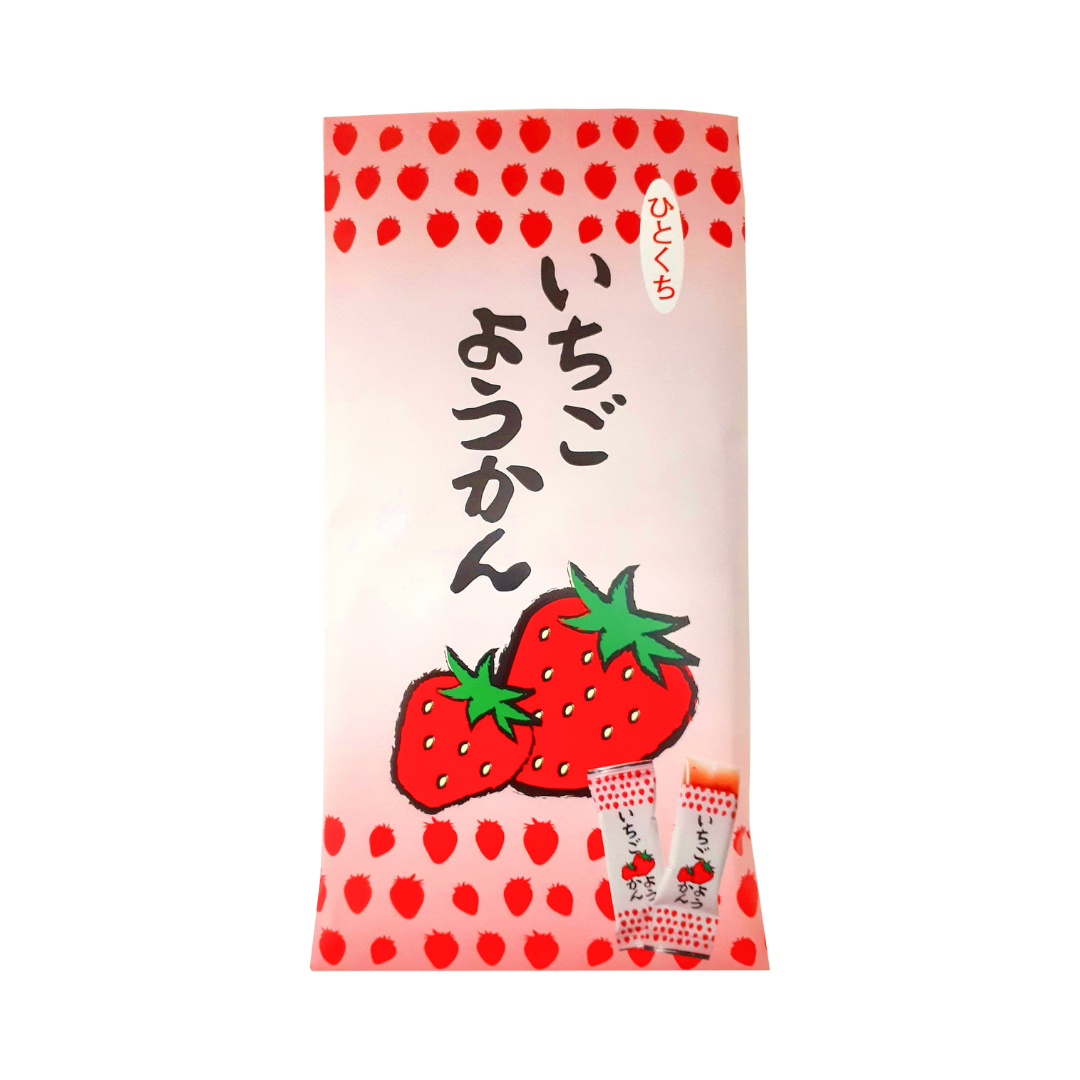 Strawberry Yokan Jelly Cake