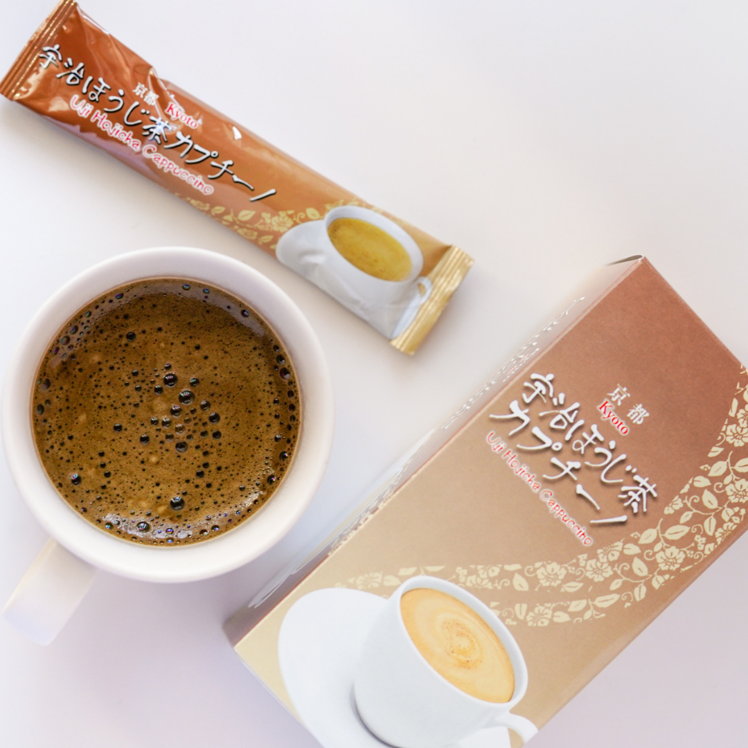 Uji Houjicha (Roasted Green Tea) Cappuccino