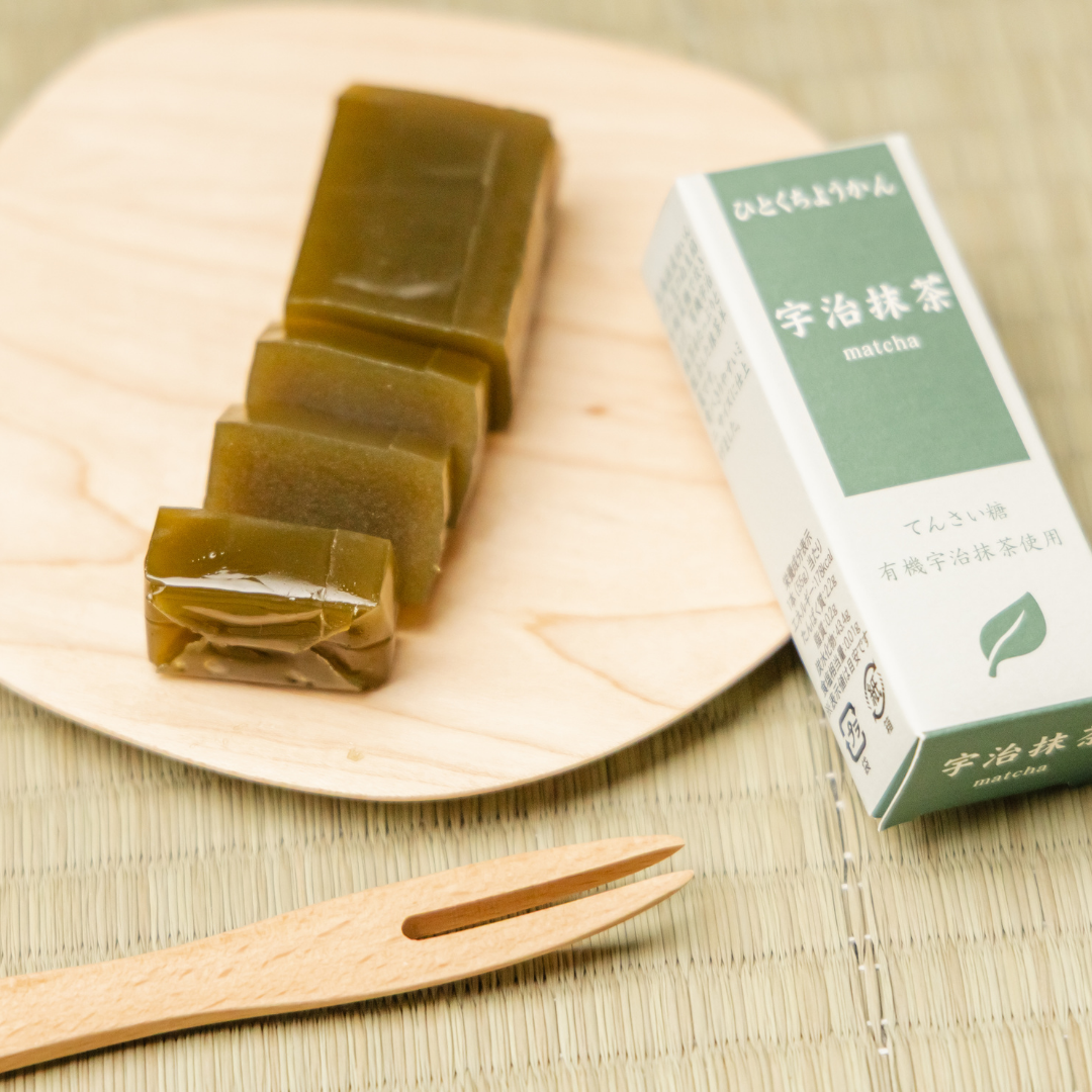 Uji Matcha Yokan (Sweet Bean Jelly Cake)