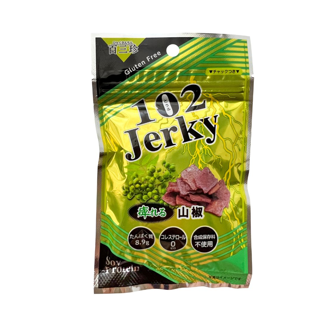 Vegan Sansho Tofu Jerky
