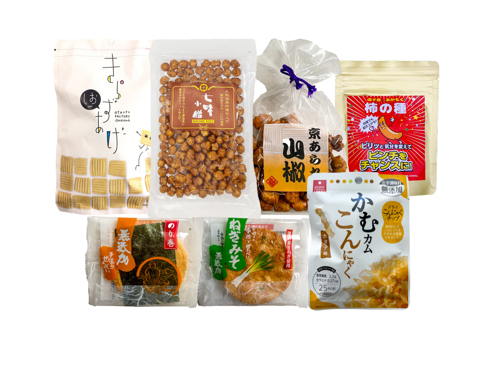 Japanese Snacks: Salty & Savory “Snakku” Package