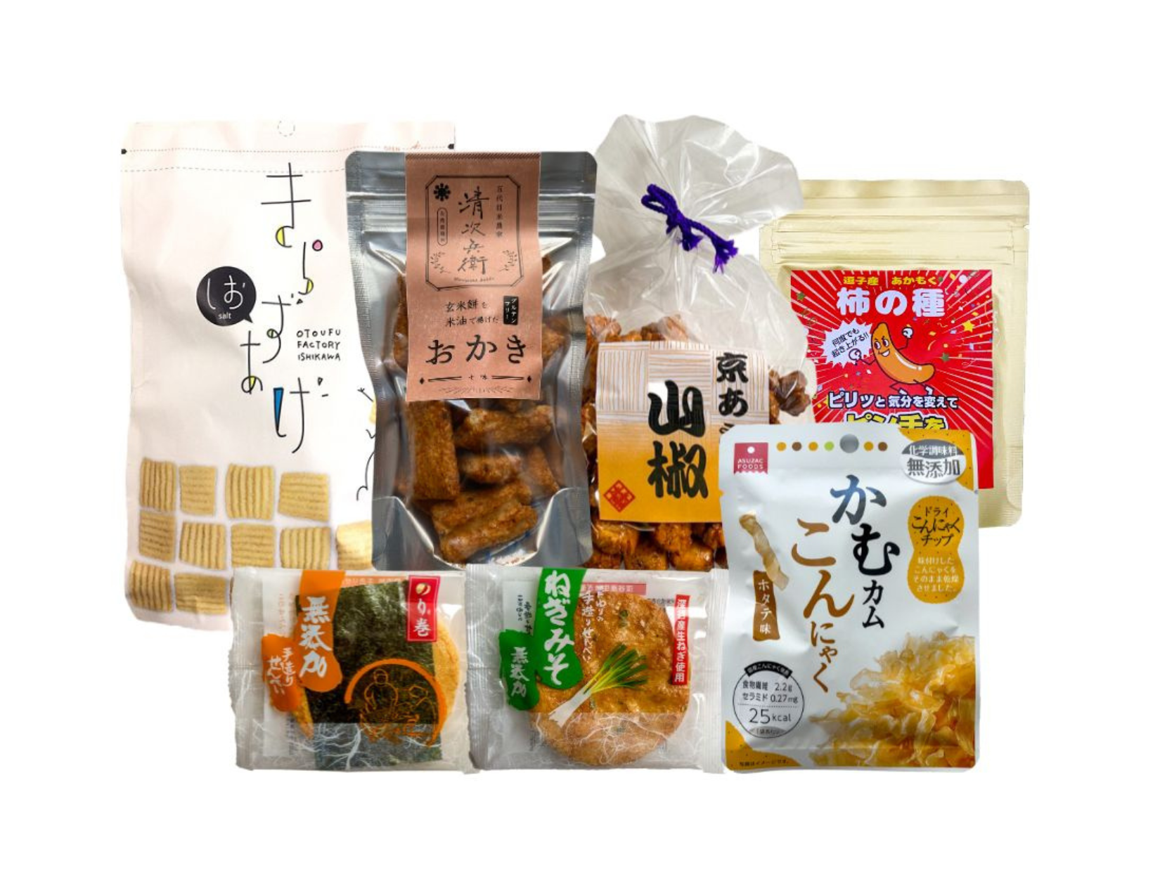 Japanese Snacks: Salty & Savory “Snakku” Package