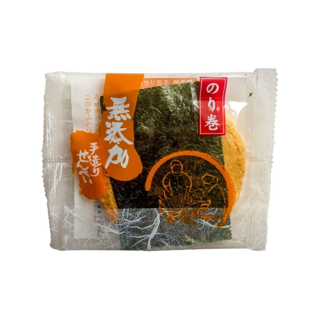 HONENYAKI SENBEI (RICE CRACKERS) (豊年焼 煎餅) - Norimaki (seaweed)