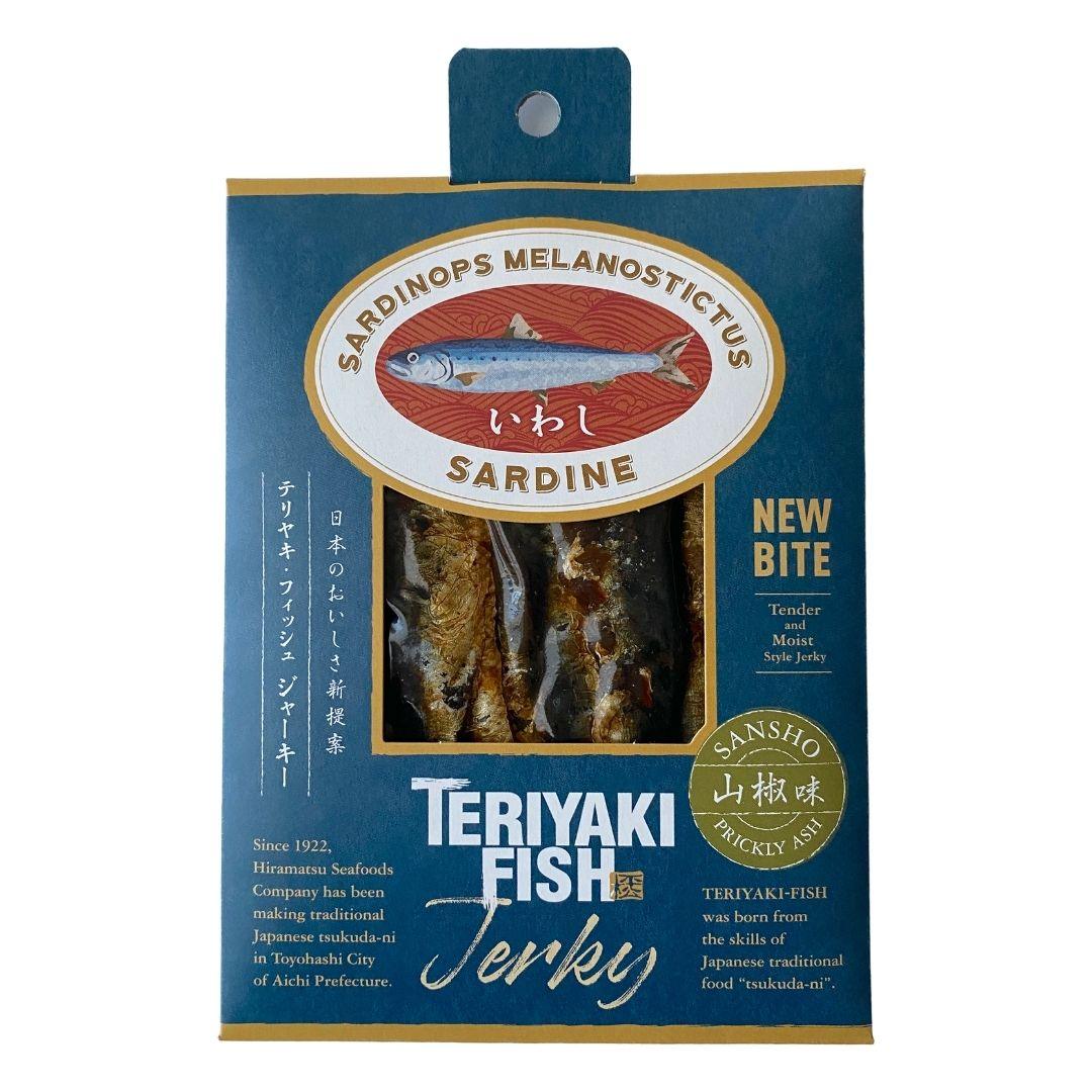 SANSHO TERIYAKI SARDINE JERKY (テリヤキ ジャーキー いわし 山椒))