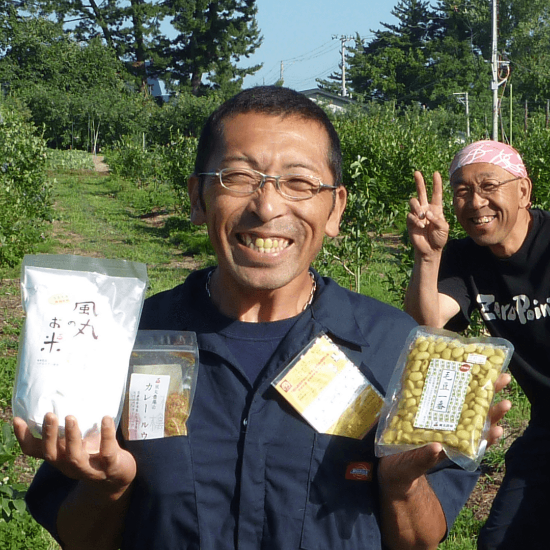 JAPANESE CURRY ROUX FEATURING APPLES FROM AOMORI PREFECTURE (風丸農場のカレー・ルウ 約7皿分)