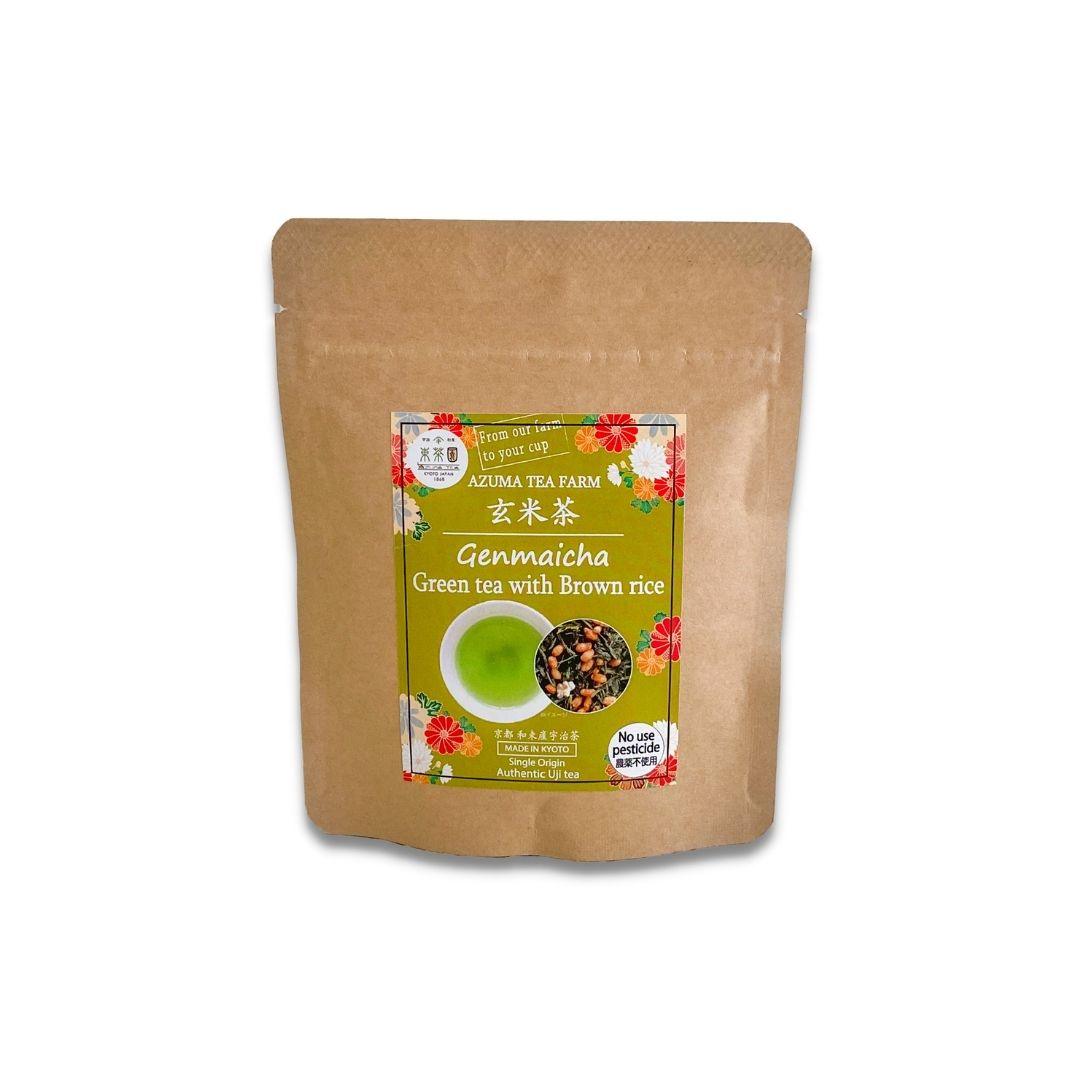 GENMAICHA (BROWN RICE TEA) WITH MATCHA (抹茶入り玄米茶) (Certified Organic)