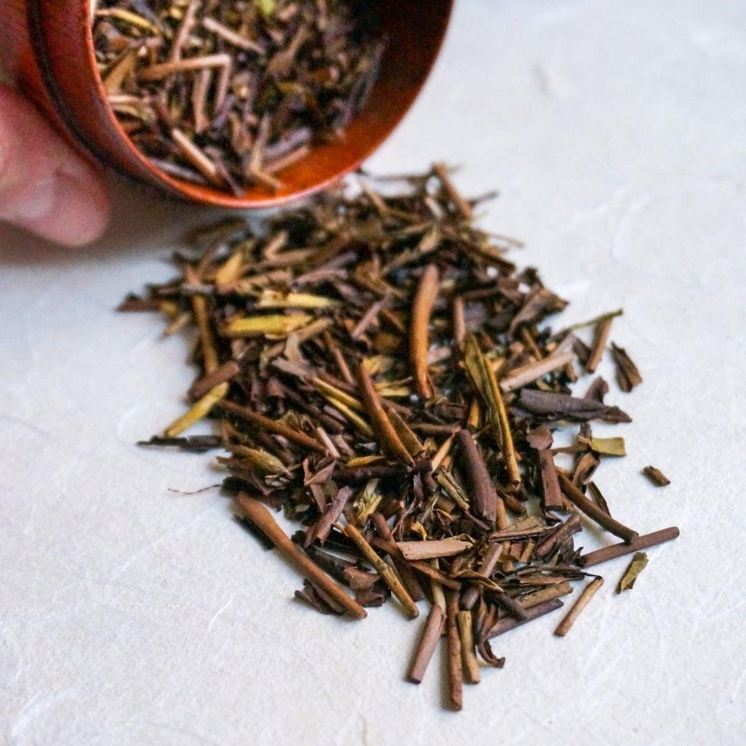 HOUJICHA (ROASTED SENCHA GREEN TEA) (煎茶ほうじ茶) (Certified Organic)
