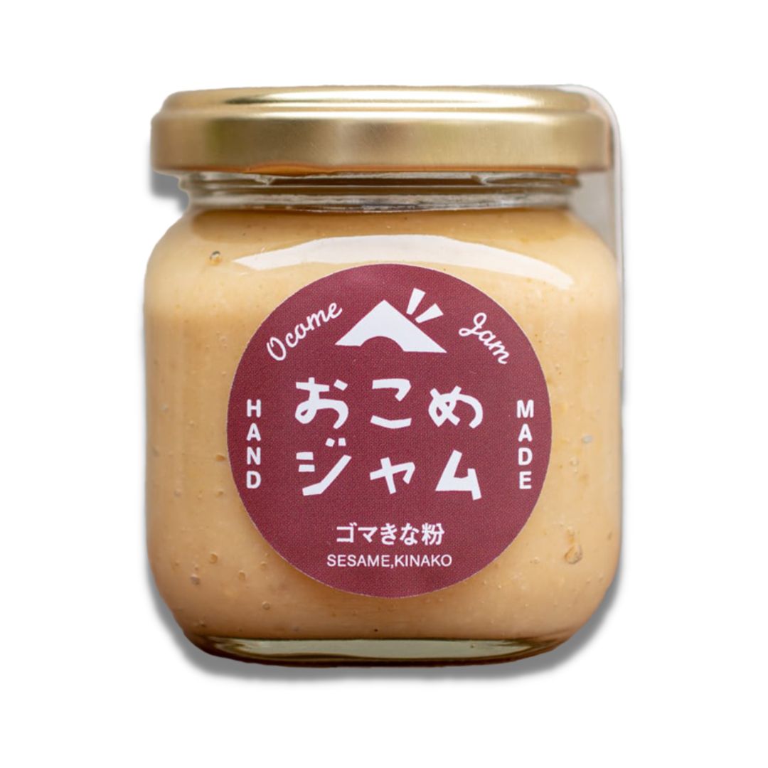 SESAME AND KINAKO BROWN RICE JAM (NO ADDED SUGAR) (おこめジャム ごまきな粉)